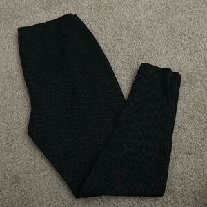 J. Jill Black Textured Leggings